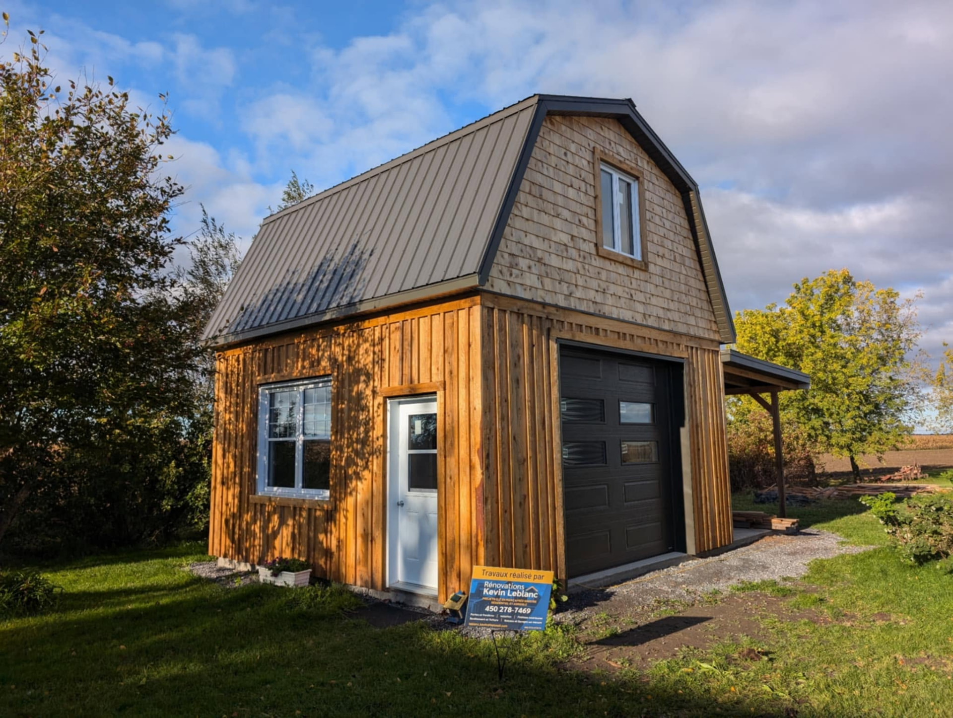 Garage en bois
